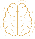 Gold icon representing Brain supplement from Bonasana Health