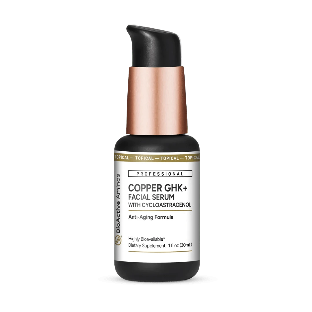 Copper GHK+ Facial Serum Peptides Supplement | Bonasana Health HK Copper GHK+ Facial Serum Peptides Supplement | Bonasana Health HK