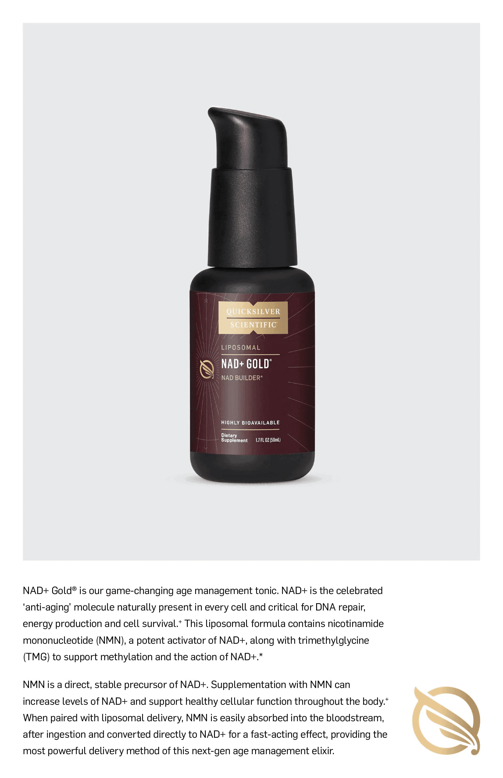 NAD+ Gold® 30ml