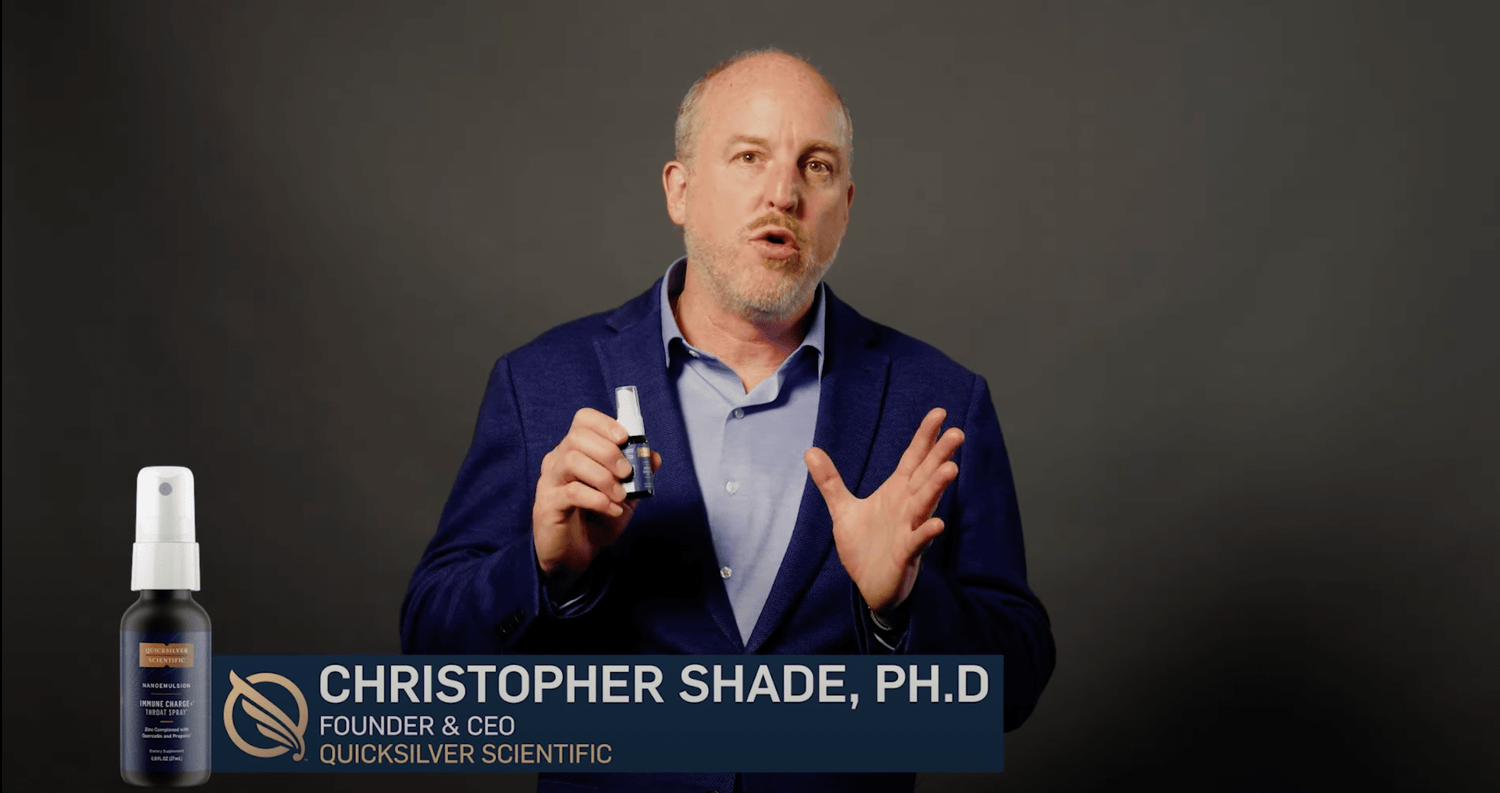 Founder & CEO Christopher Shade highlighting product details in Bonasana Health website