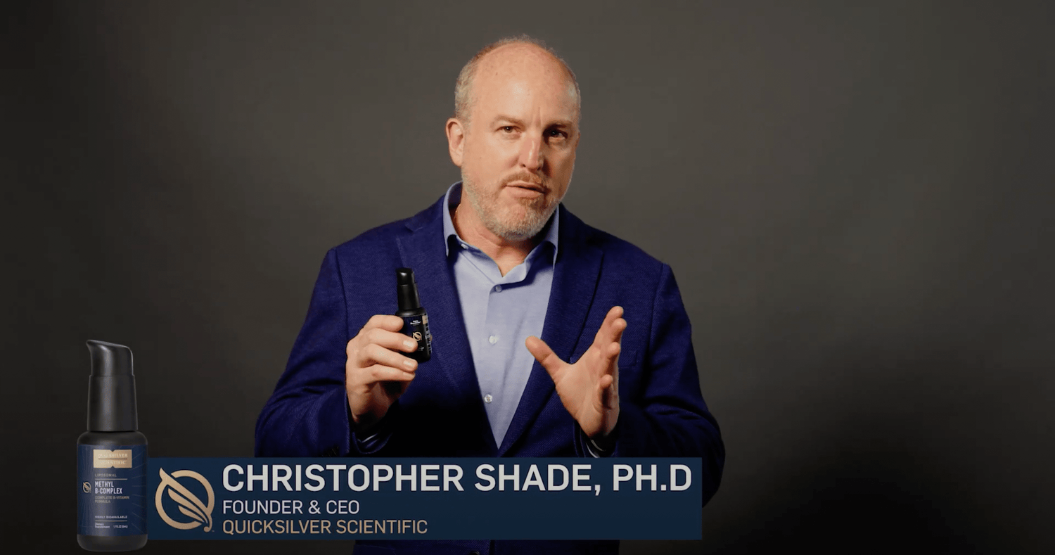 Founder & CEO Christopher Shade showcasing supplement details on Bonasana Health website