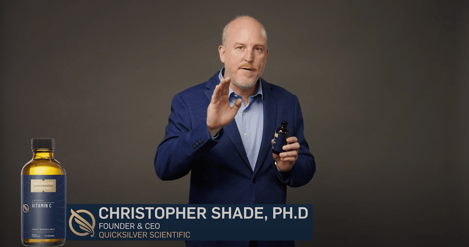 Founder & CEO Christopher Shade illustrating product details from Bonasana Health website