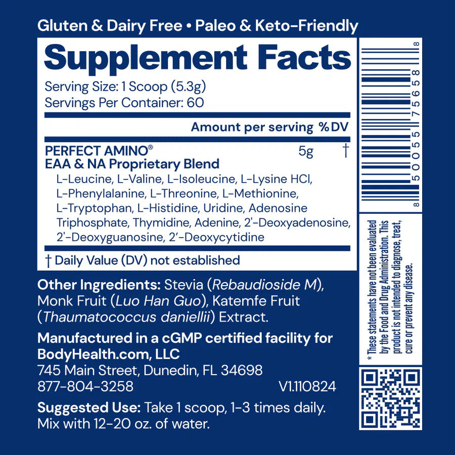 Perfect Amino Powder 60 Serving (Vanilla)