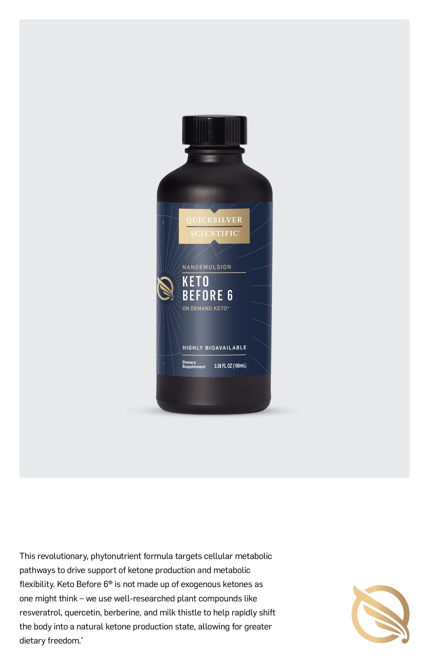 Keto Before 6® - Quicksilver Scientific | Bonasana Health HK