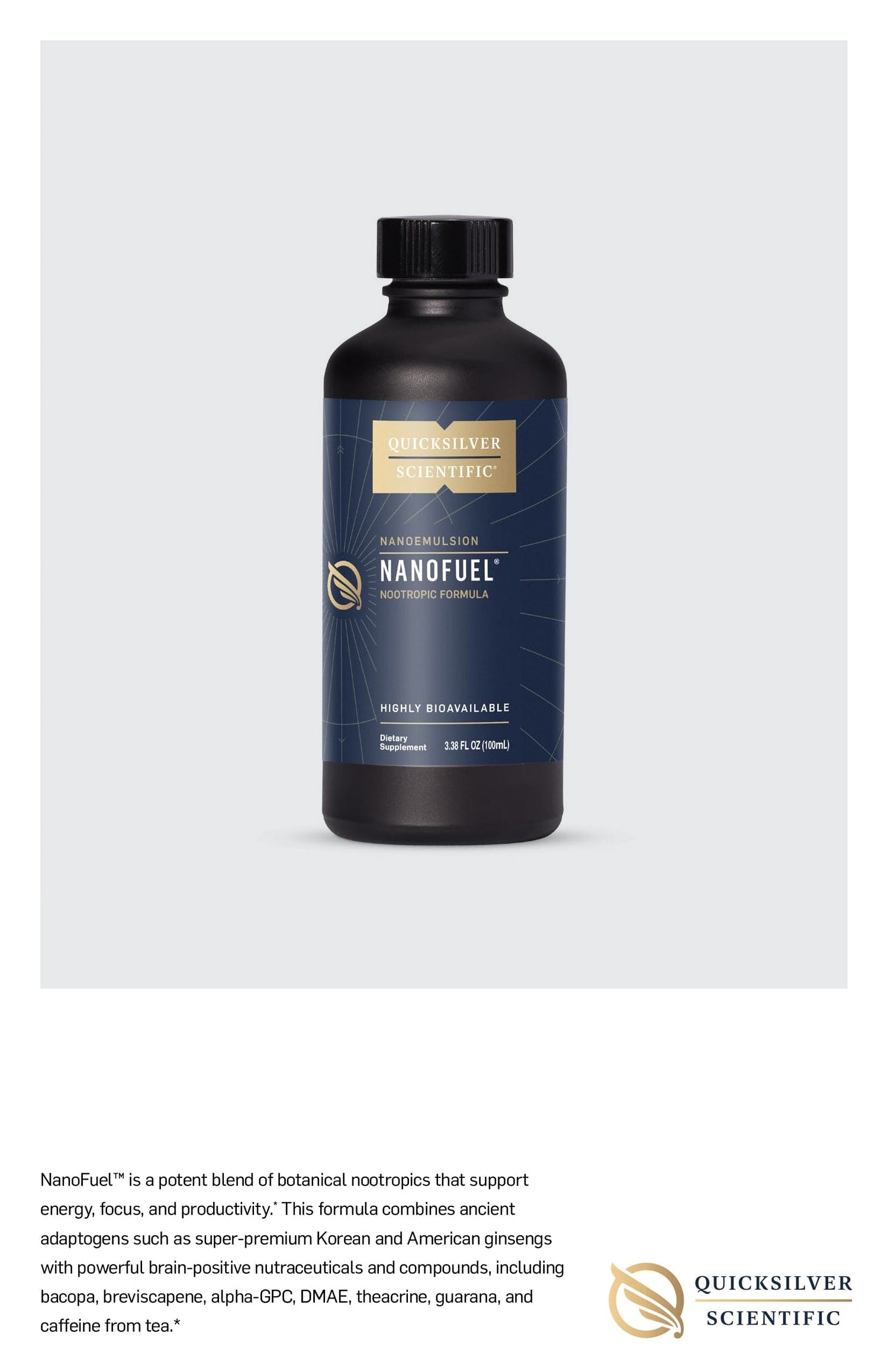 Nanofuel® Quicksilver Scientific HK