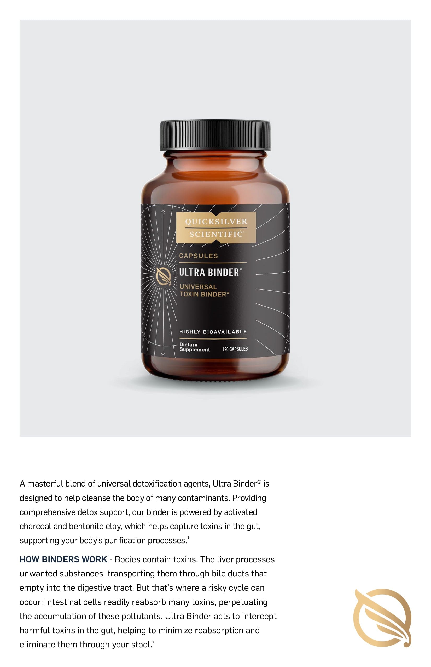 Ultra Binder Capsules - Quicksilver Scientific HK
