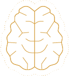 Gold icon representing Brain supplement from Bonasana Health