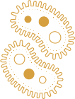 Gold icon indicating Microbial Balance Supplements from Bonasana Health