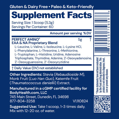 Perfect Amino Powder 60 Serving (Vanilla)