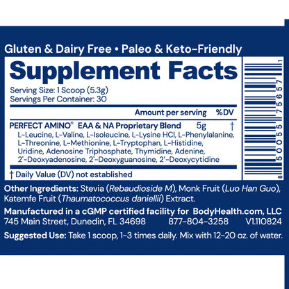 Perfect Amino Powder 30 Serving (Vanilla)