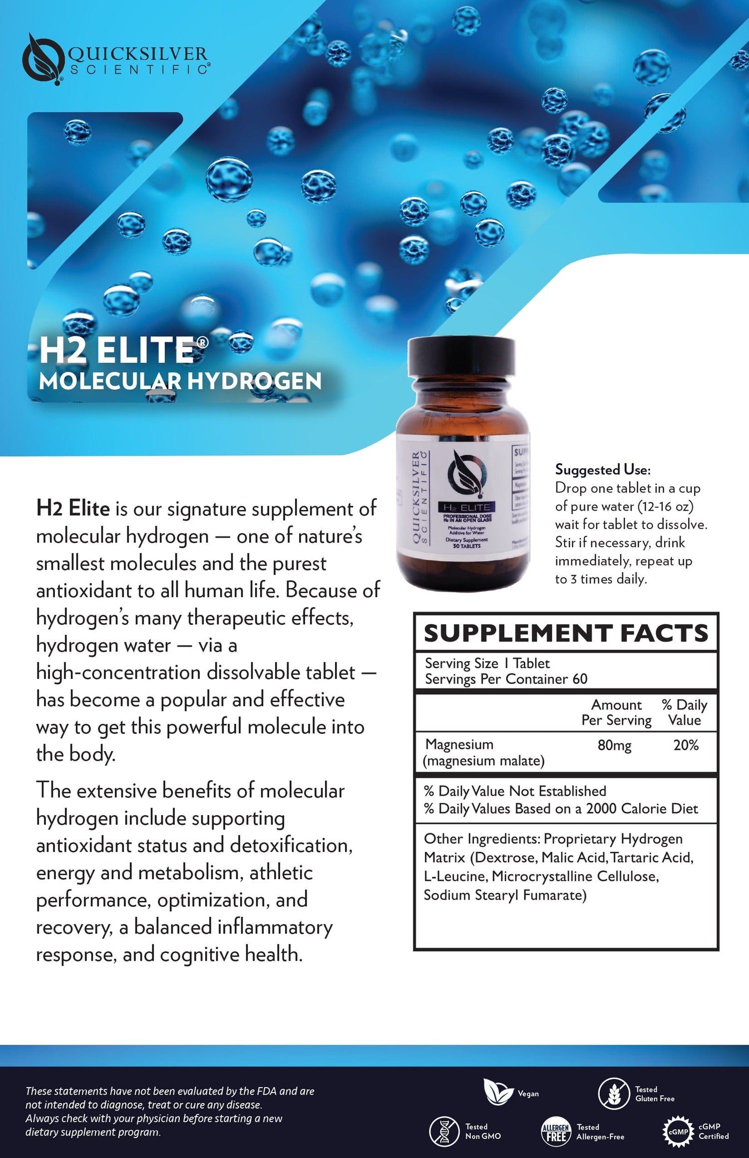 H2 Elite® Quicksilver Scientific | Bonasana Health HK