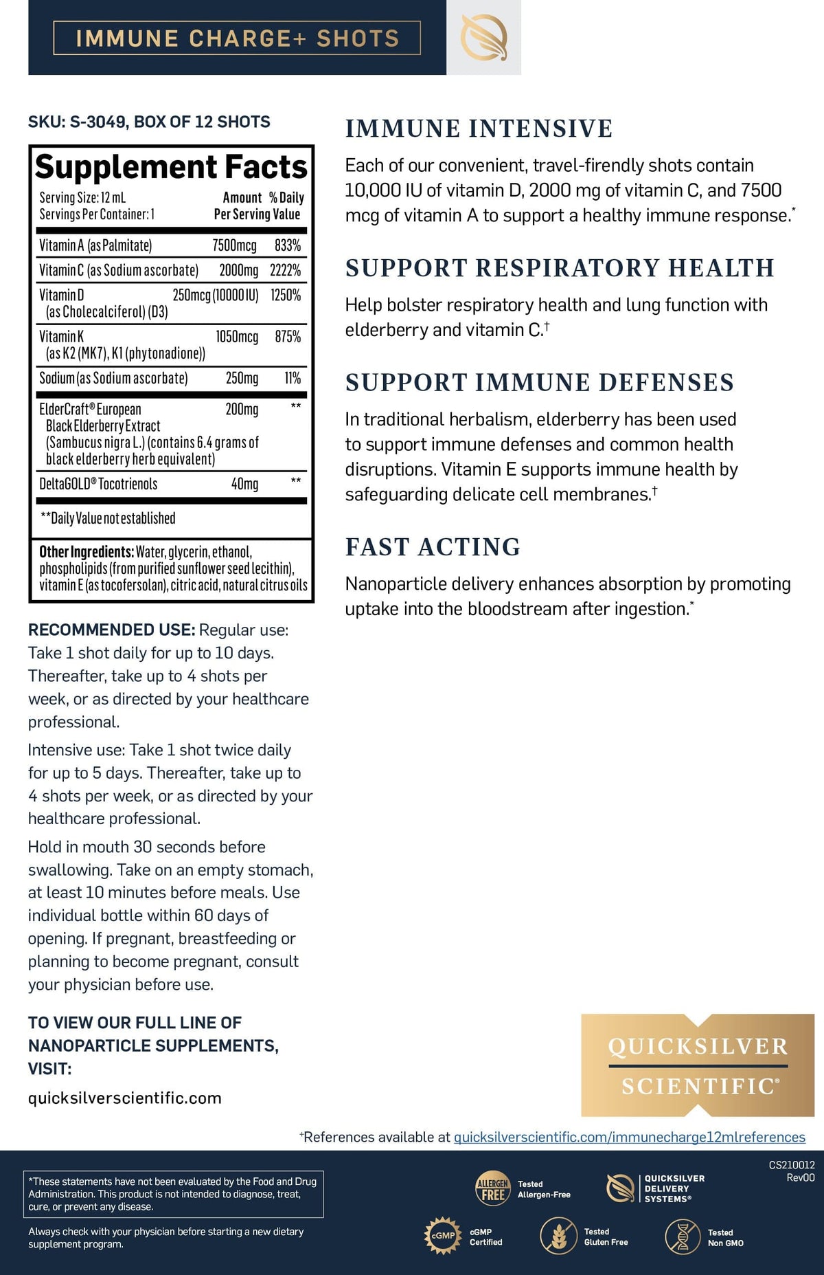 Quicksilver Scientific's Immune Charge+® Box • Immune Support ...