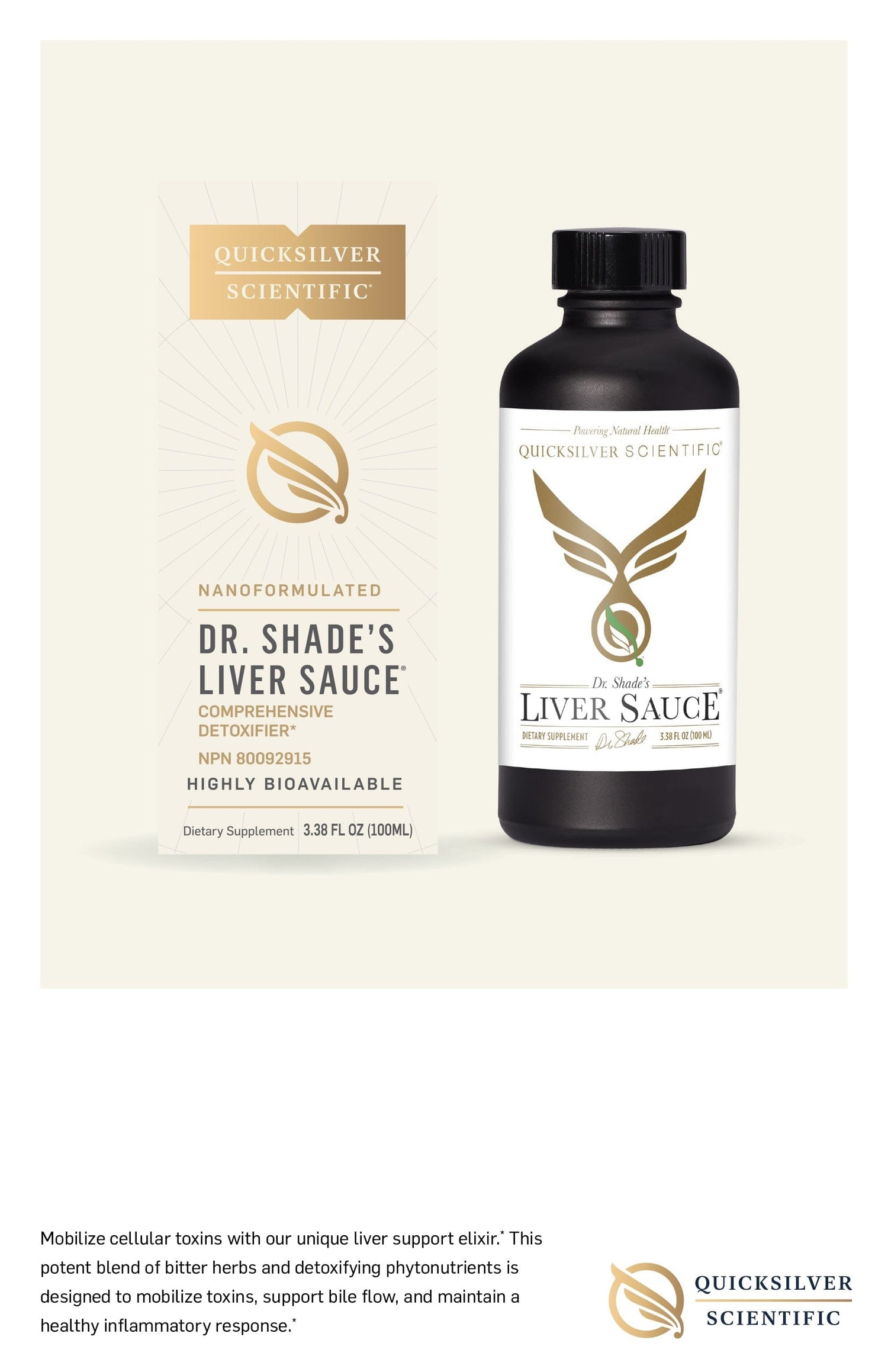 quicksilver scientific liver sauce info