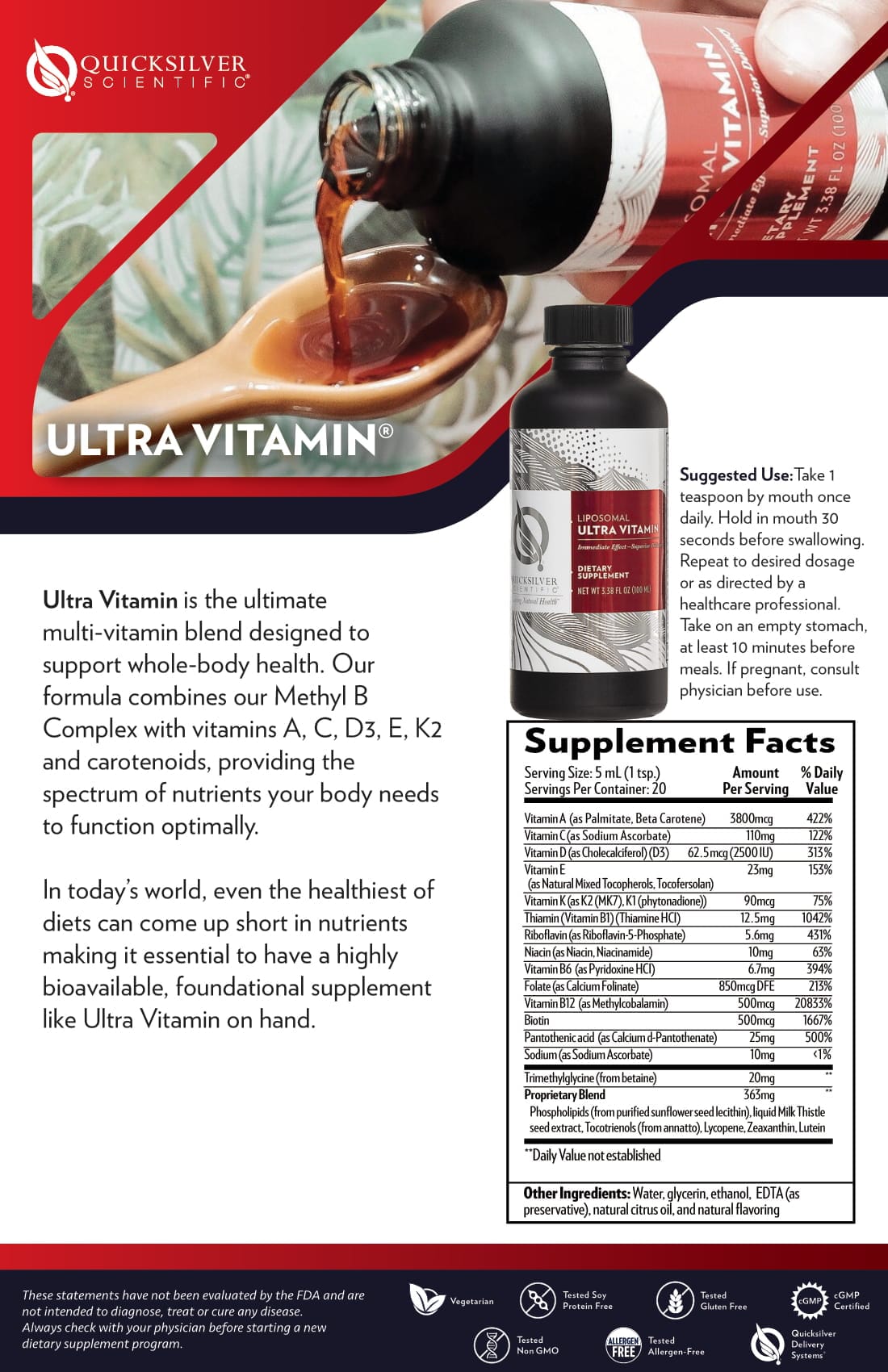 Quicksilver Scientific Hong Kong Ultra Vitamin